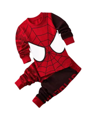 Kids Spider-Man PJ Set Long Sleeve Cotton Pyjamas