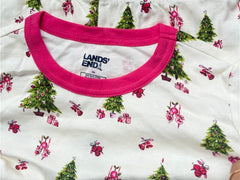 100% Cotton Long-Sleeve Kids Pyjama Set with Festive Holiday Print