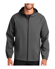 All-Weather Waterproof Golf Jacket - Full-Zip Sports Windbreaker