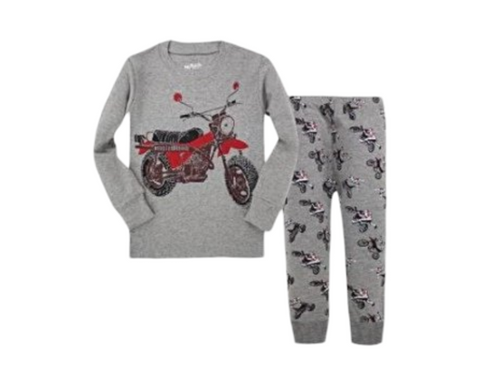 Snug Fit Boys Fun Patterned Winter PJs Comfort Tracksuit