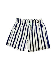 Striped Toddler & Kids Shorts – Elastic Waist Band Linen Blend