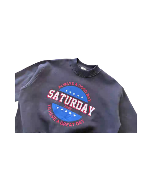 Graphic Oversized Sweatshirt – Soft Fleece Pullover Jumper for Toddlers & Young Children
