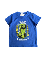Graphic Cotton Boys Gaming Short-Sleeve T-Shirt