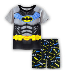 Boys' Superhero Short-Sleeved Pyjama Set