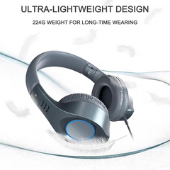 Lightweight Adjustable Compatible Cable Gaming Headset
