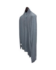 Soft Lambwool Knit Men's Pullover Sweater - Classic Mock Neck Insulated Top