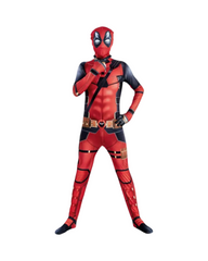 Deadpool Costume for Kids and Adult - Full Body Superhero Cosplay Jumpsuit Outfit