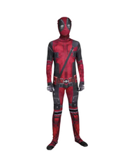 Deadpool Costume for Kids and Adult - Full Body Superhero Cosplay Jumpsuit Outfit