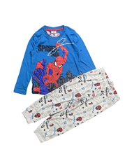 Action Superhero 2-Piece Pajama Set – Soft Cotton Long Sleeve Sleepwear