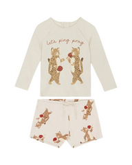 Boys' dinosaur swimwear set