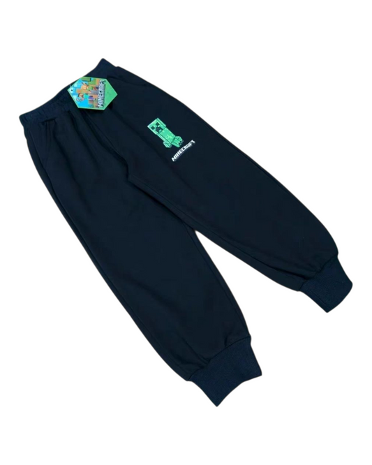 Black Minecraft Track Pants