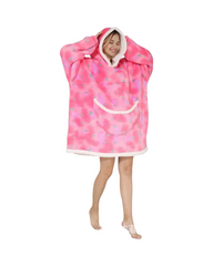 Women'S Wearable Blanket Hoodie Cozy Wearable Blanket with Pocket