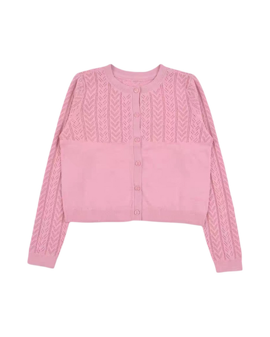 Girls' Button Up Cardigan