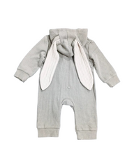 Hooded Bunny Rabbit Onesie with Zipper