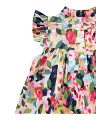 Floral Summer Ruffle Dress – Girls Sleeveless Party & Casual Sundress