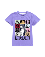 Taylor Swift Eras Tour Print Cotton T-Shirt