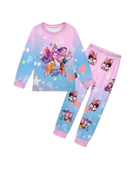 Kids K-Pop Demon Hunter Inspired Long Sleeve Pyjama Set
