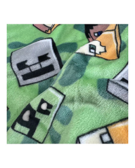 Green Minecraf Pyjama Set with Character Pattern