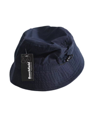 Water-Resistant Cotton Blend Bucket Hat