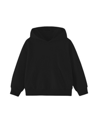 Long Sleeve Pullover Hoodie for Kids Featuring Front Pocket and Hood