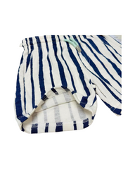 Striped Toddler & Kids Shorts – Elastic Waist Band Linen Blend