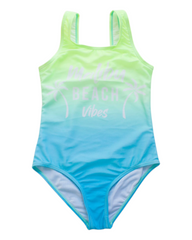 Bright One-Piece Graphic Swimsuit