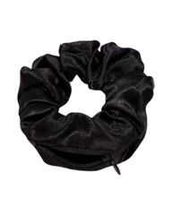 Secret Pocket Scrunchie Hair Bands – Velvet Elastic Hair Ties, Travel Wristlet and Key Holder
