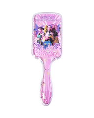 K-Pop Demon Hunter Girls Detangling Hairbrush Set – Magical Glitter Paddle Brushes
