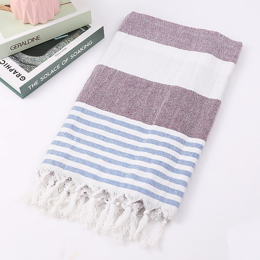 Multi Coloured Striped Beach towels