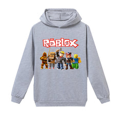 Cotton Roblox Printed Pullover Hoodie