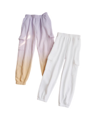 Galaxy Dye Fleece Track Pants | Soft Warm Sweatpants