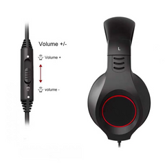 Lightweight Adjustable Compatible Cable Gaming Headset