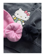 Long Sleeve Fleece Pullover Girls Mock Neck Character Jumper