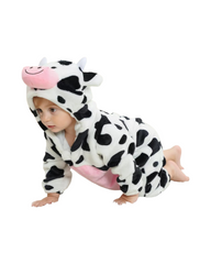 Plush Animal Costume Onesie for Babies & Toddlers – Soft Animal Jumpsuit