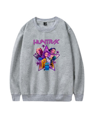 Kpop Demon Hunter Print Pullover Sweatshirt