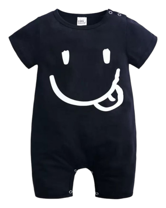 Short-Sleeved One-Piece Baby Outfit