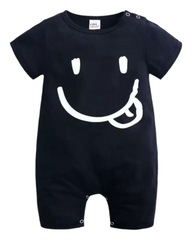 Short-Sleeved One-Piece Baby Outfit