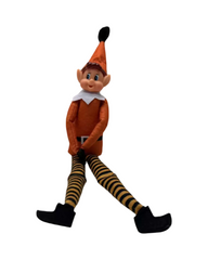 40cm Posable Elf Stuffed Doll – Spooky Season Decorative Figure & Holiday Ornament