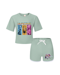 Kpop Demon Hunters Top & Shorts Power Set