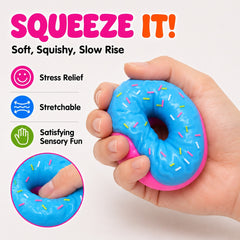 Squishy Sensory Fidget Toys for Stress Relief & Anxiety – Fun Food & Animal Shapes