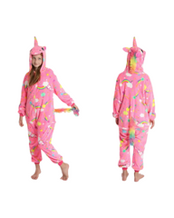 Unicorn Plush Onesie Cozy Fleece Pajamas