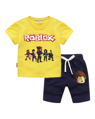Boys’ T-Shirt and Shorts Roblox Outfit Set