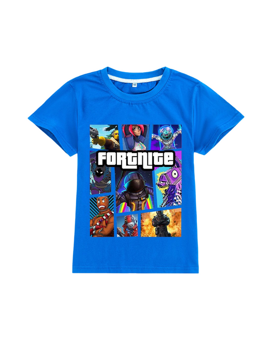 Fortnite Characters Printed Kids Graphic T-Shirt