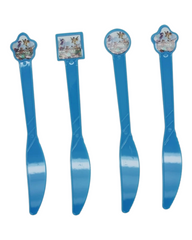 Blue Roblox Patterned Party Cutlery Set