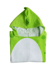 Dinosaur Hooded Beach Towel for Kids and Toddlers – 100% Cotton Terry Poncho