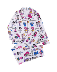 K-Pop Demon Hunter Kids Long Sleeve Pajama Loungewear Set