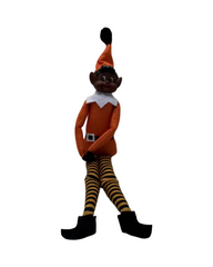 40cm Posable Elf Stuffed Doll – Spooky Season Decorative Figure & Holiday Ornament