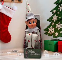 Heart Pattern Christmas Elf Toy