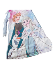 Disney Frozen Girls Graphic Dress and Hooded Vest 2-Piece Set