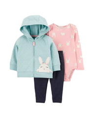 Baby Girl 3-Piece Little Cardigan Set